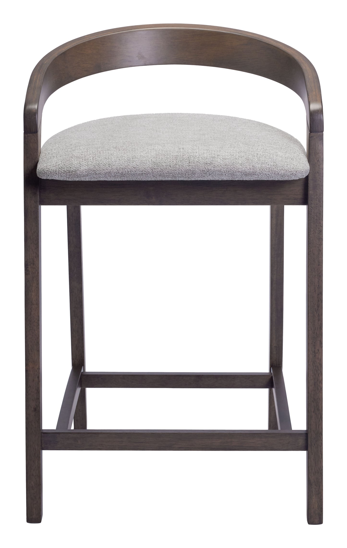 Troy Counter Stool (Set of 2) Dove Gray & Espresso - 3