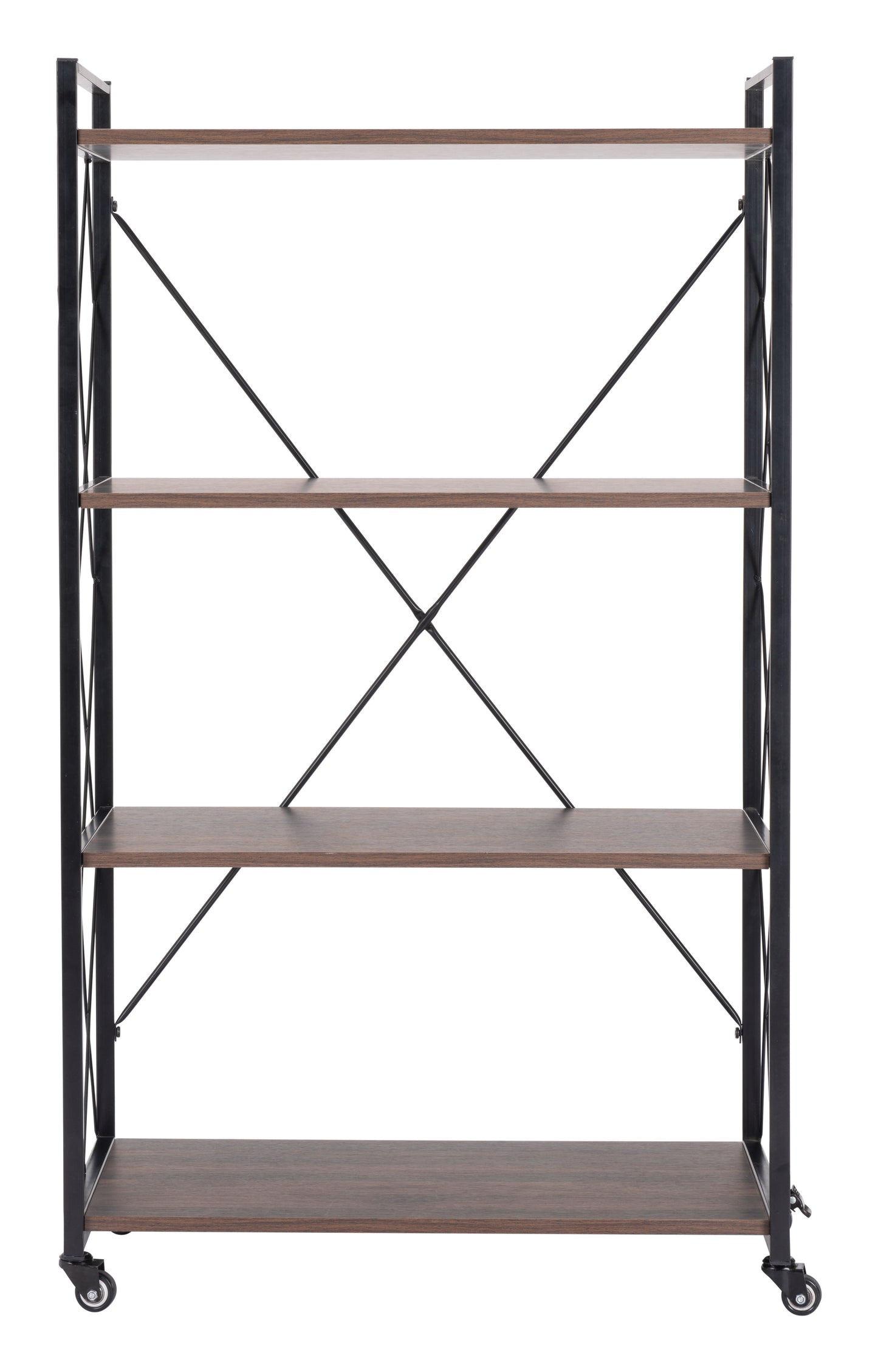Romania Shelf Walnut & Black