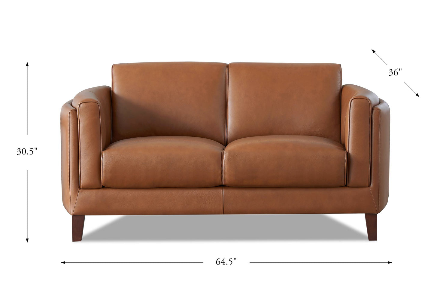 Maui Loveseat Nutmeg Brown