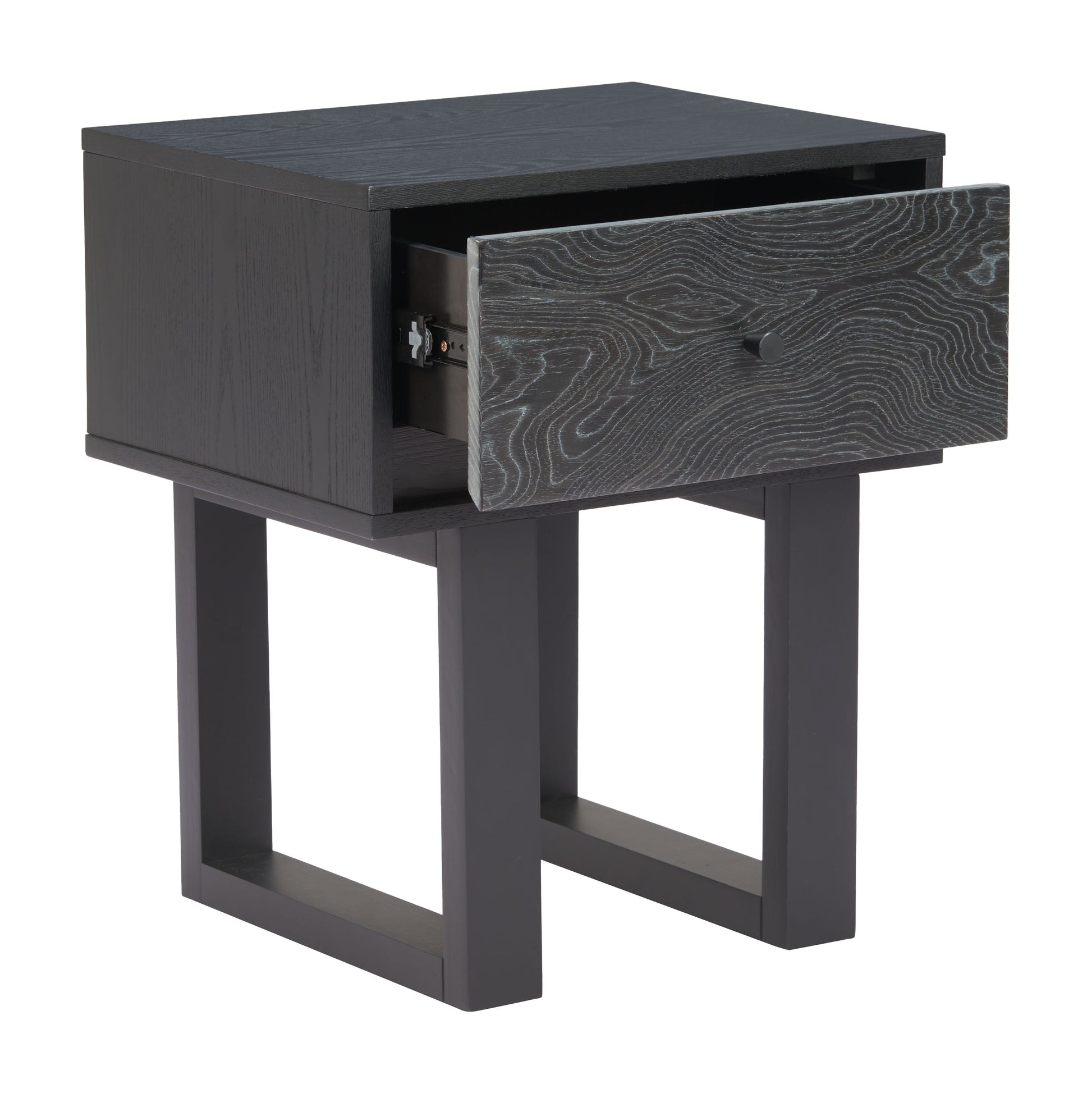 Gus Nightstand Black - 7