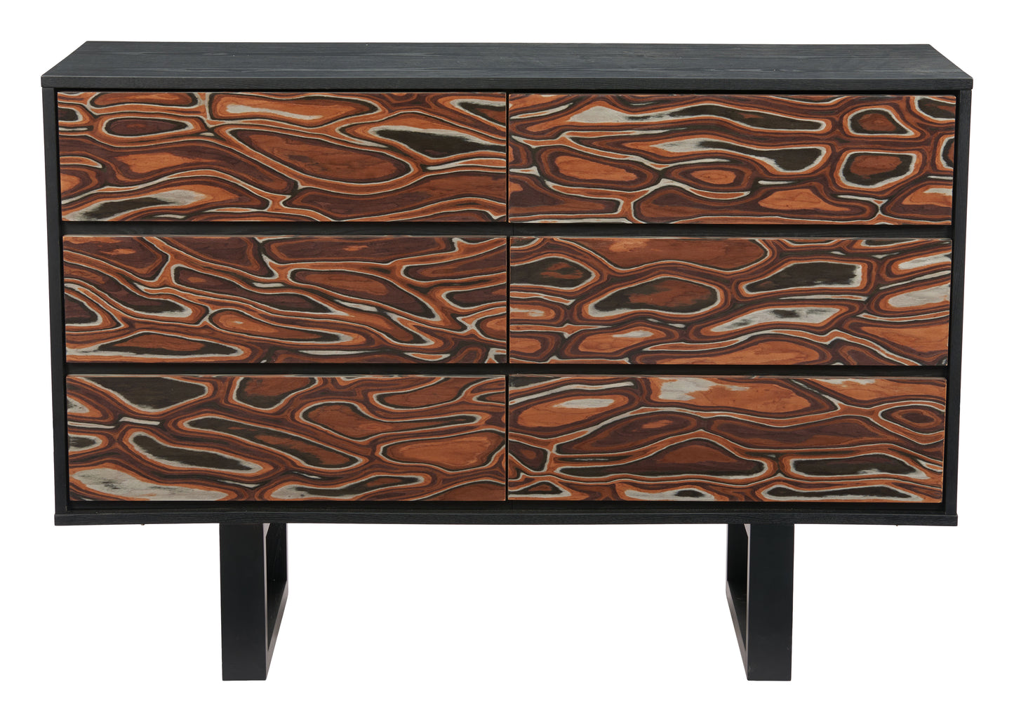 Aremi Dresser Brown & Black - 3