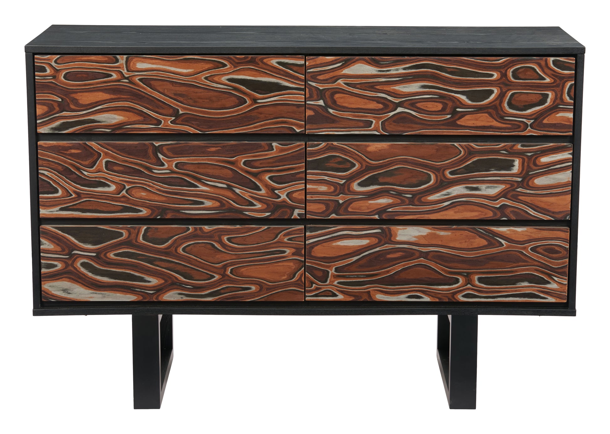 Aremi Dresser Brown & Black - 3
