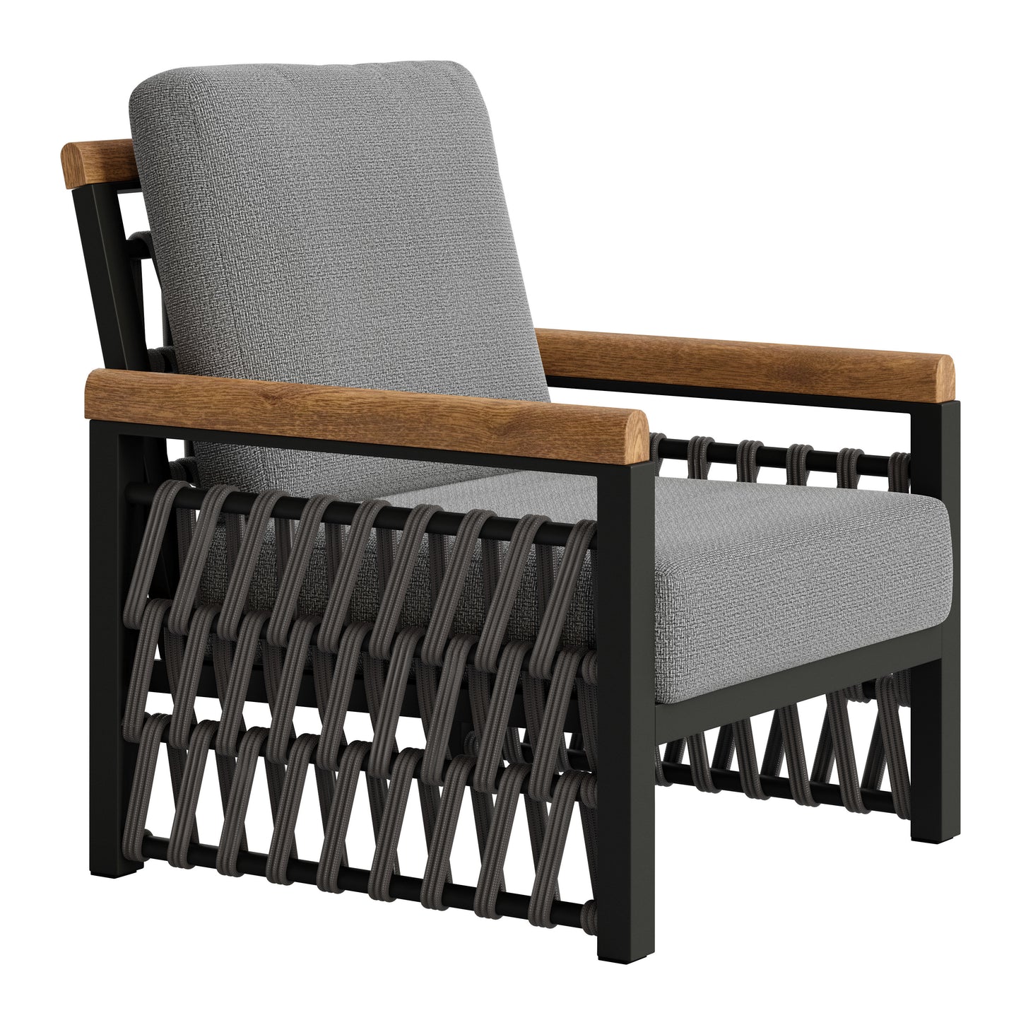 Naru Accent Chair Gray - 6