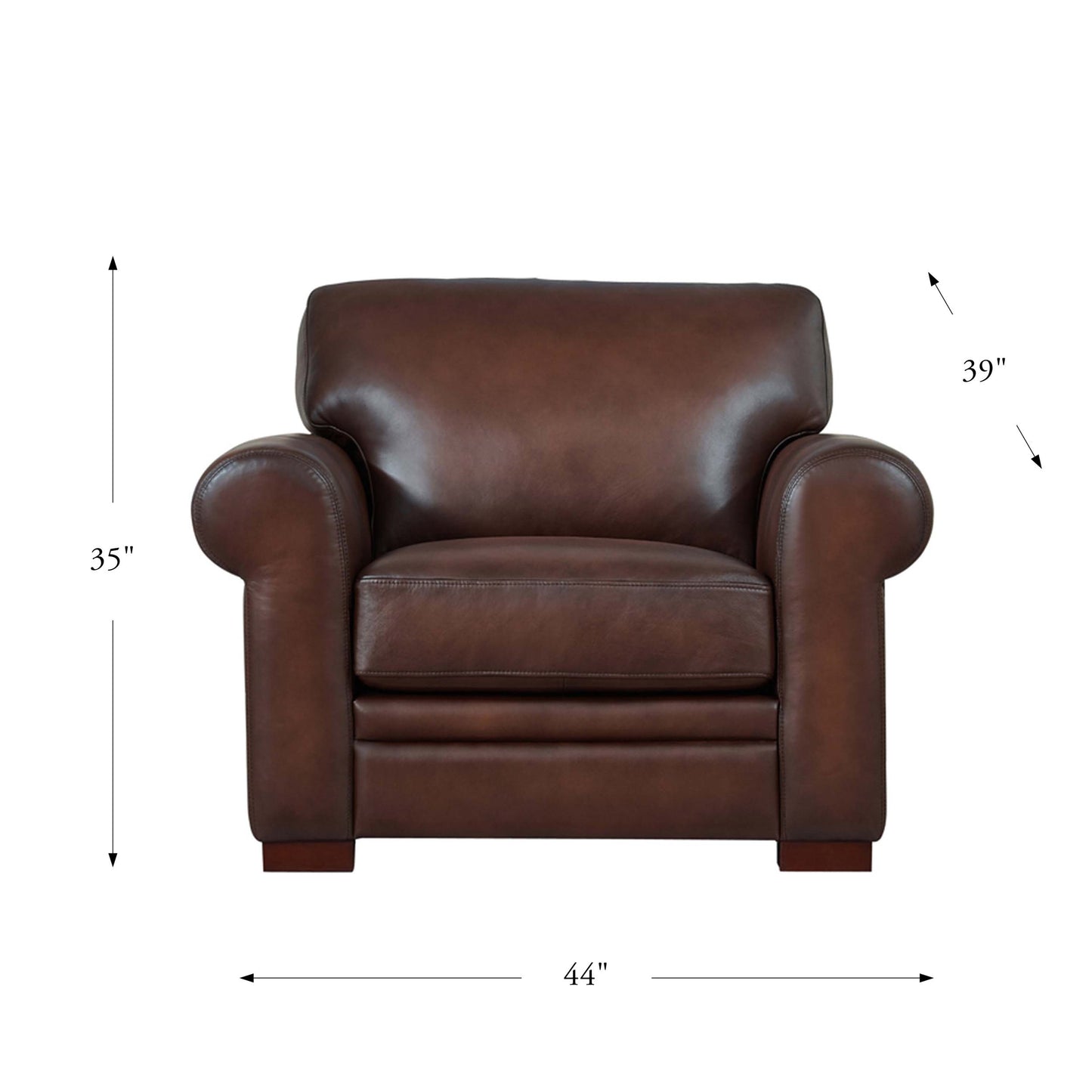Brookfield Chair Caramel Brown
