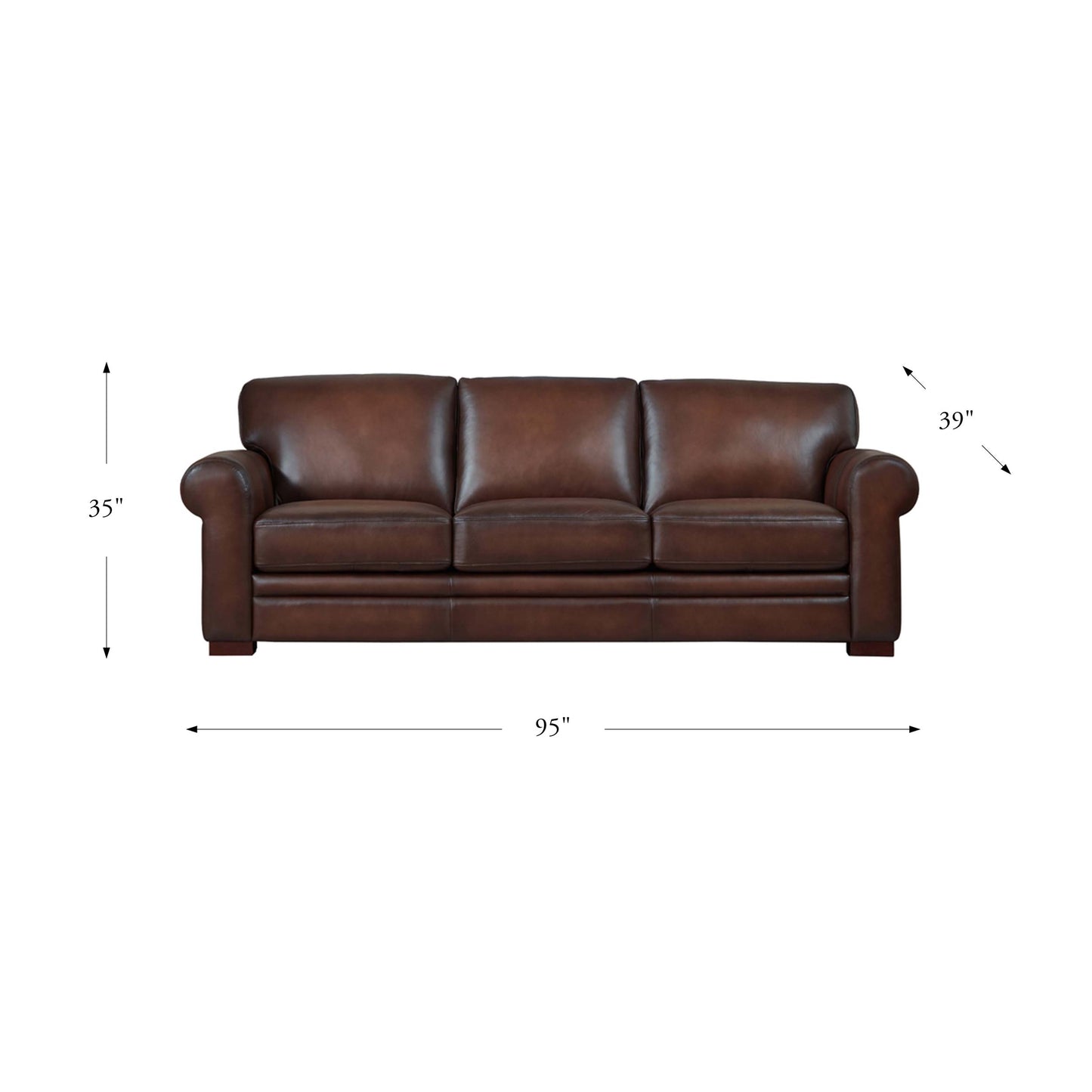 Brookfield Sofa Caramel Brown