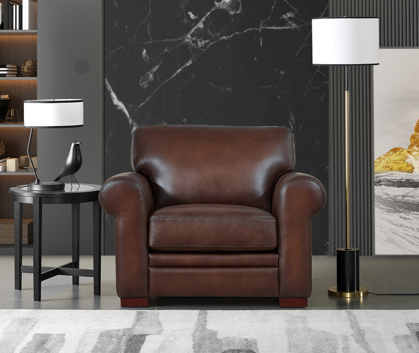 Brookfield Chair Caramel Brown