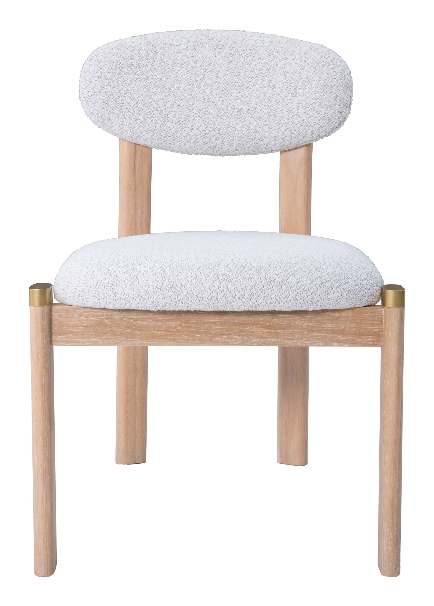 Rilou Dining Chair (Set of 2) White & Natural - 3