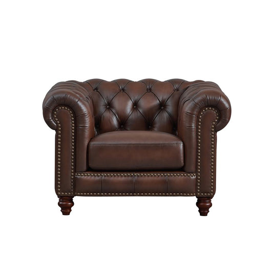 Alton Bay Chair Caramel Brown