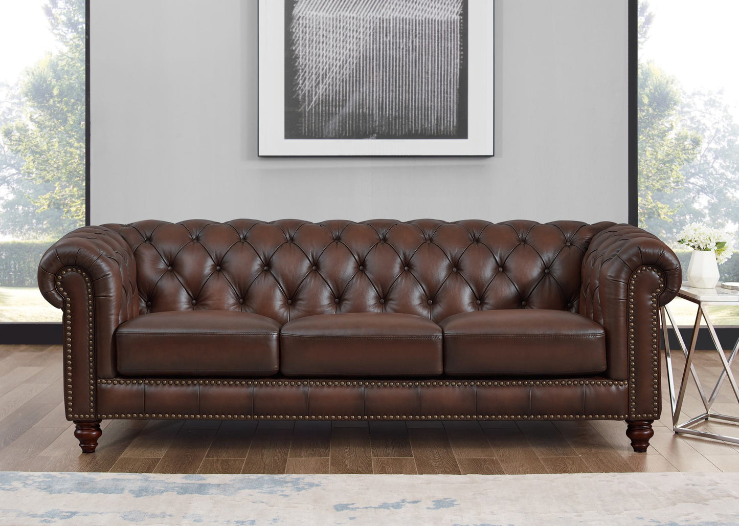 Alton Bay Sofa Caramel Brown