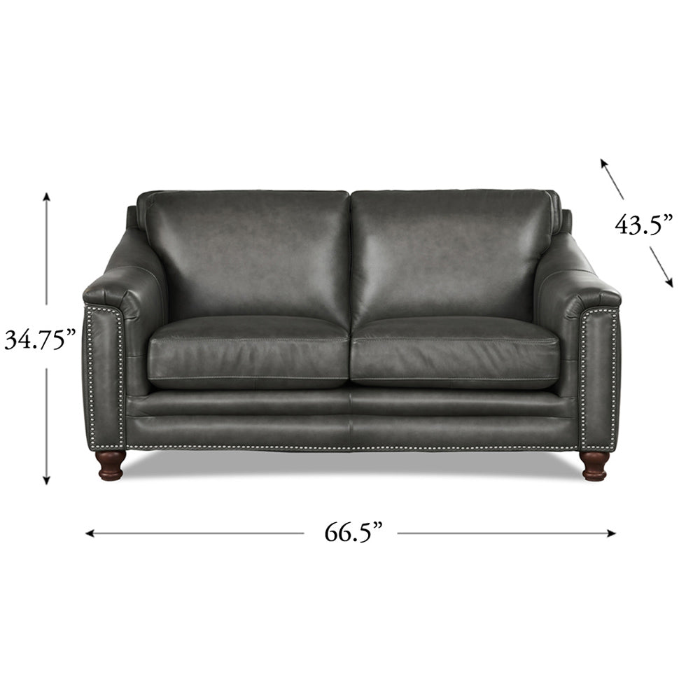 Belfast Loveseat Ash Gray