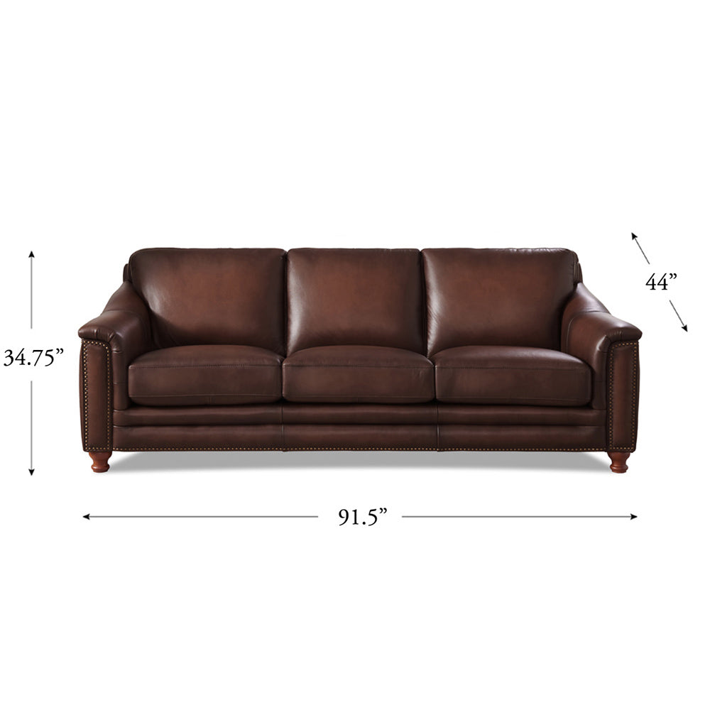 Belfast Sofa Caramel Brown