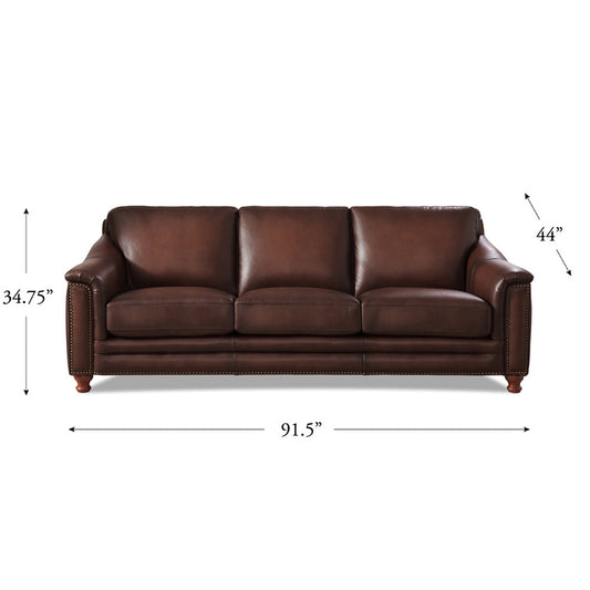 Belfast Sofa Caramel Brown