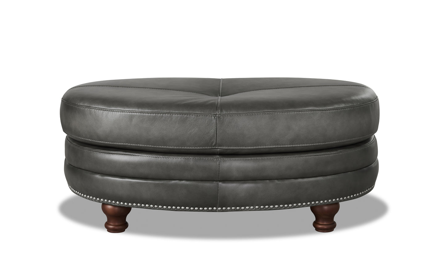 Belfast Ottoman Ash Gray