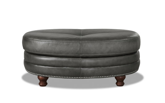 Belfast Ottoman Ash Gray