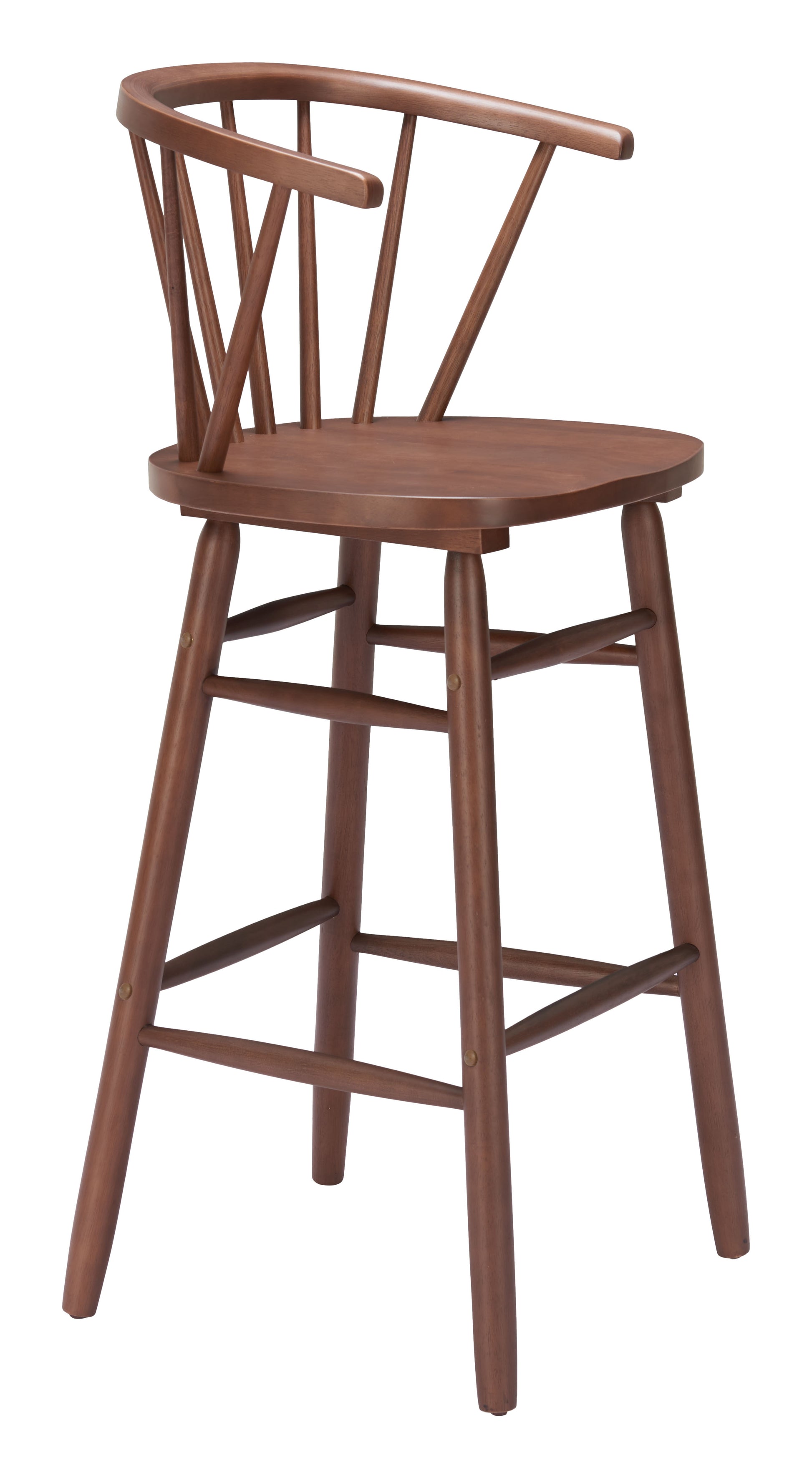 Stenger Barstool (Set of 2) Walnut - 6