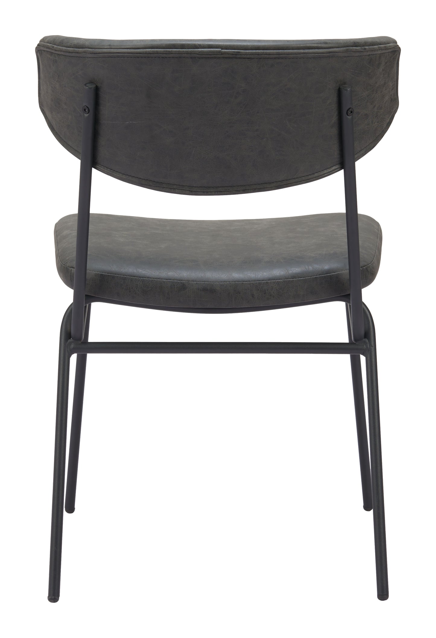 Charon Dining Chair (Set of 2) Vintage Black - 4