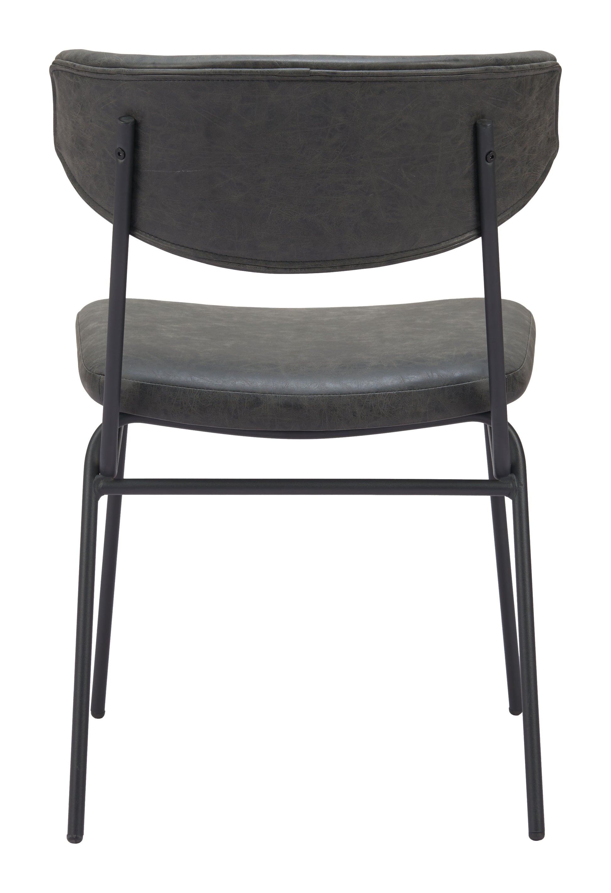 Charon Dining Chair (Set of 2) Vintage Black - 4