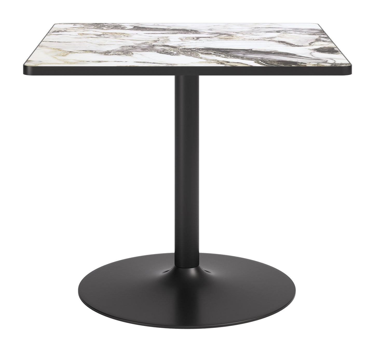Caliza Dining Table Gray & Black - 3
