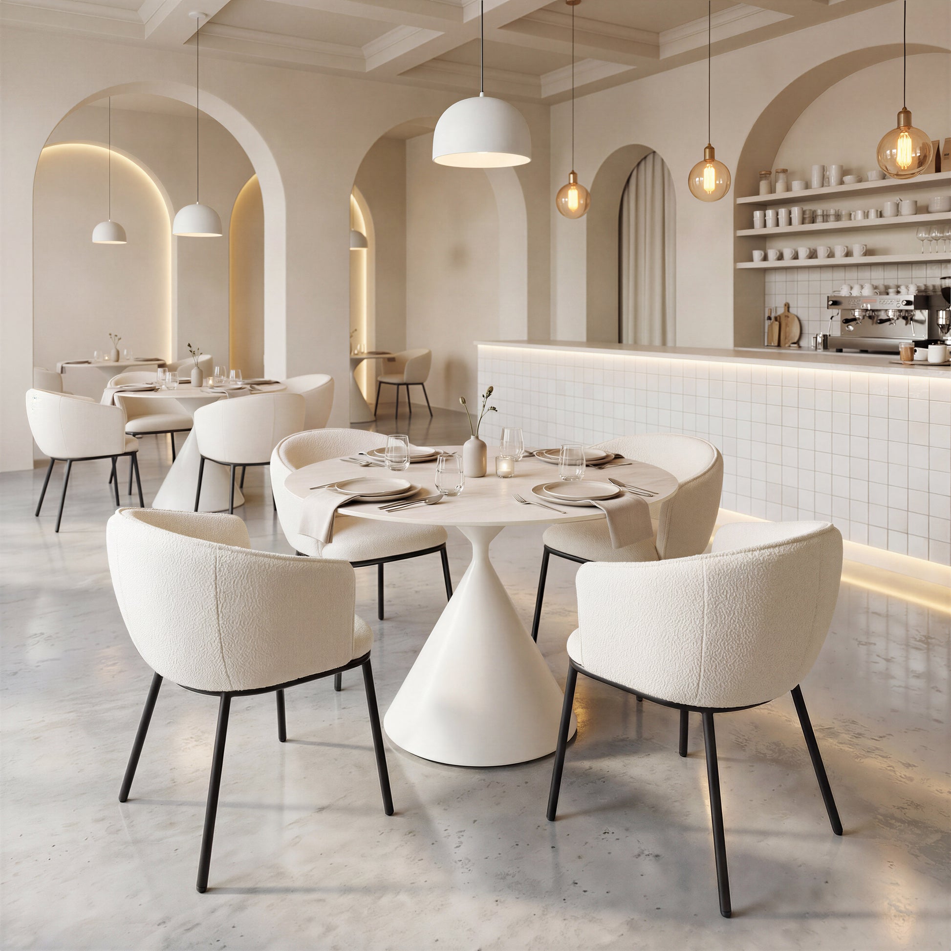 Essen Dining Chair Ivory - 8