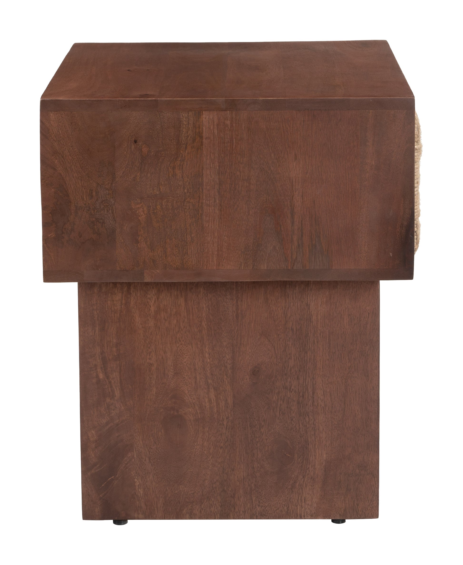 Amaria Nightstand Natural & Walnut - 2