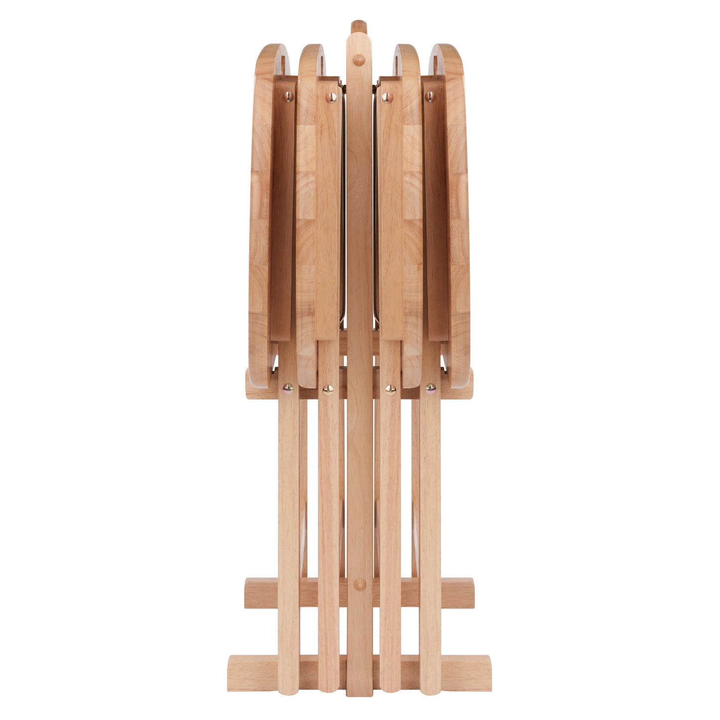 Lucca 5-pc Snack Table Set, Natural