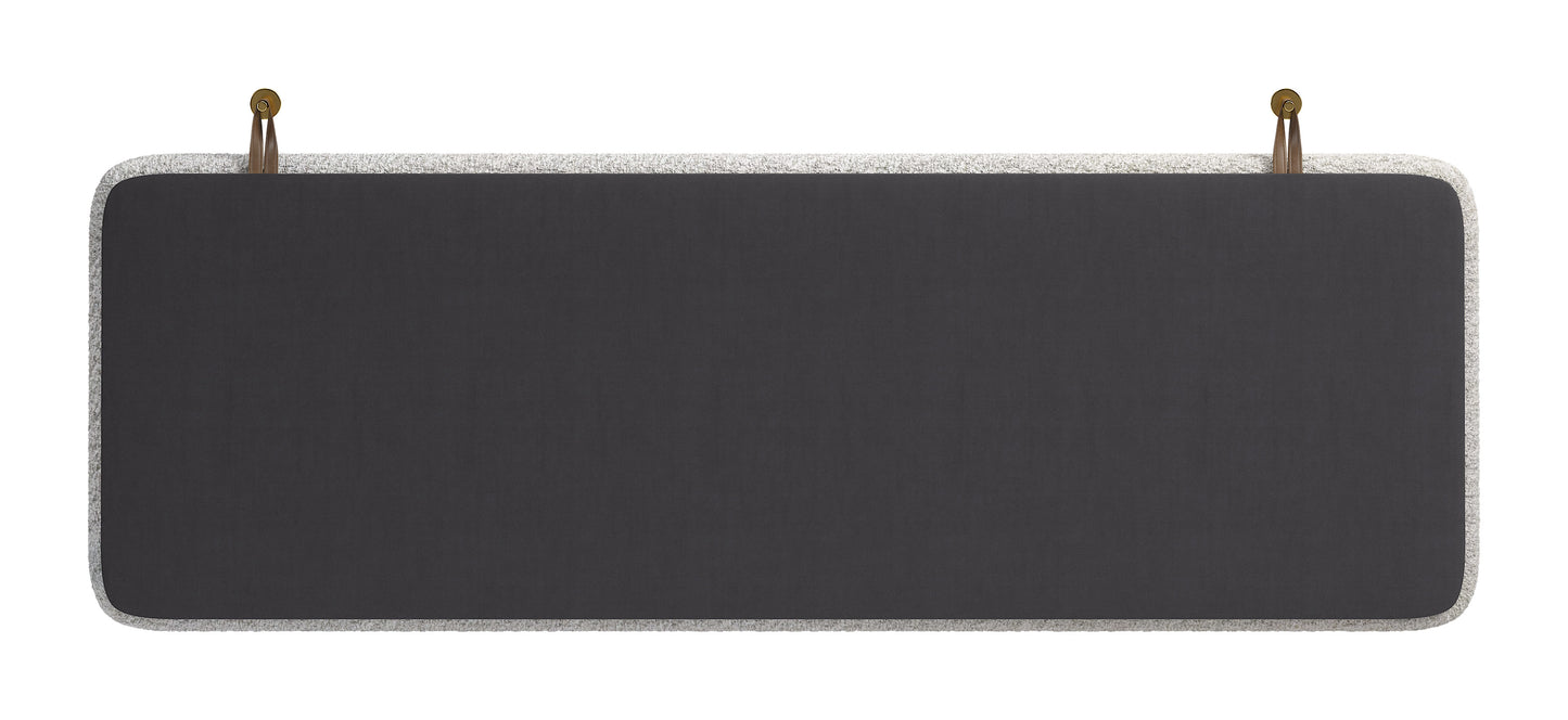 Bela Floating Queen Headboard Ivory - 4