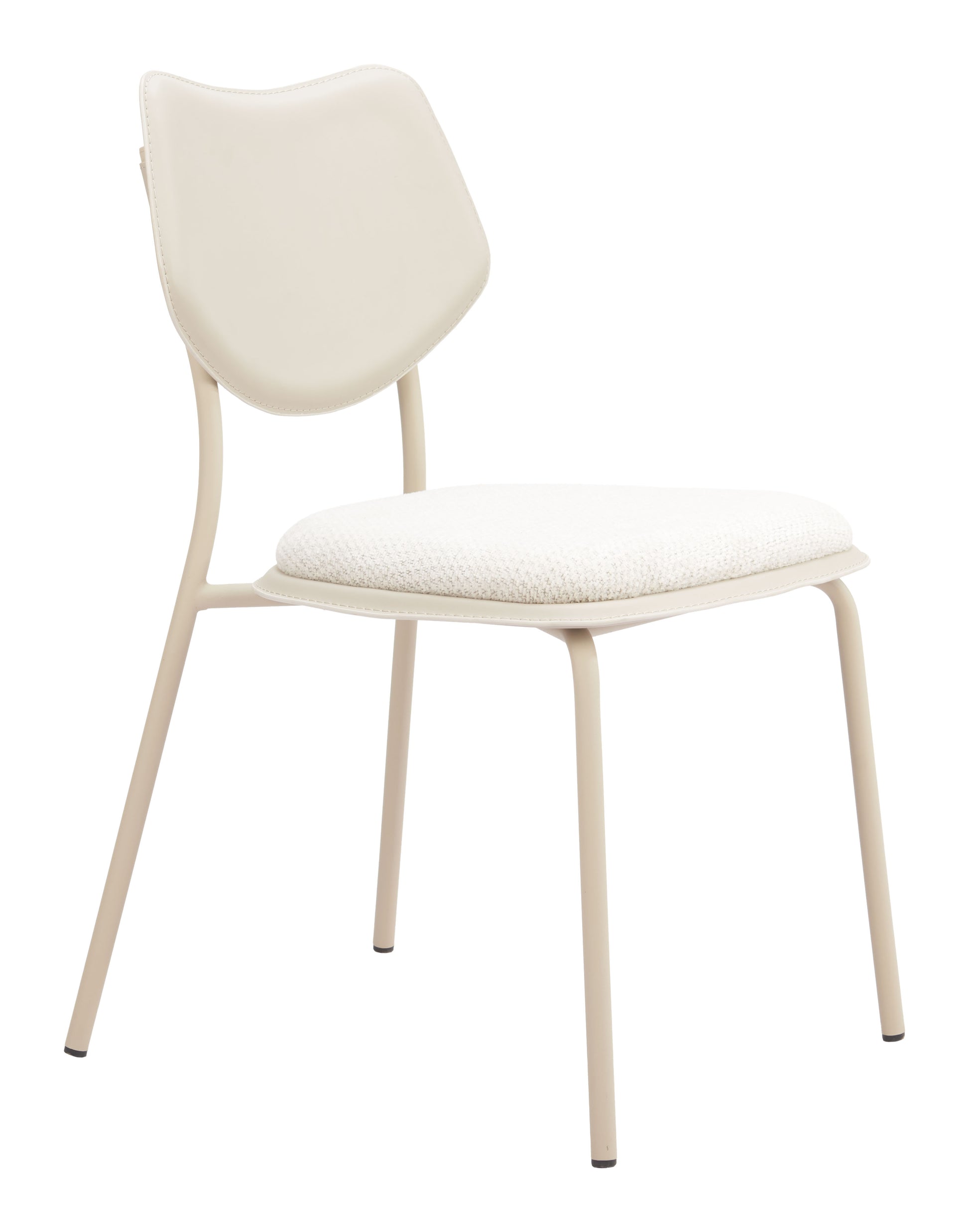 Zeal Dining Chair (Set of 4) Light Gray & Beige