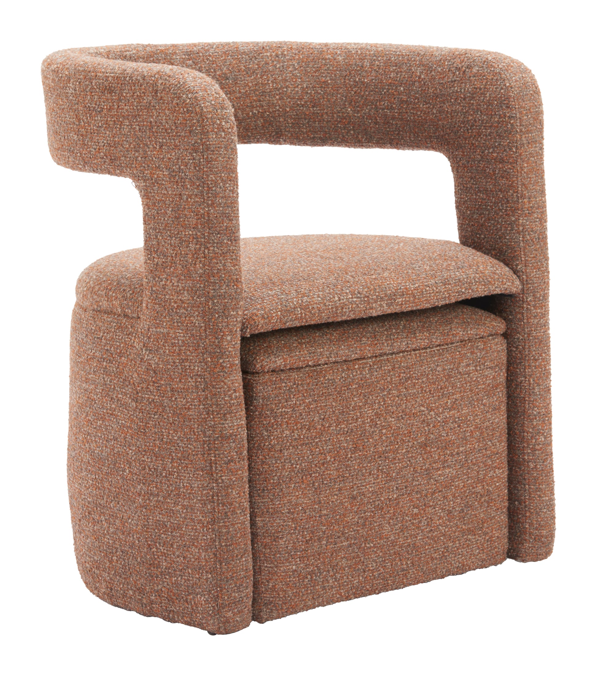 Atria Accent Chair & Ottoman Tawny Brown - 7