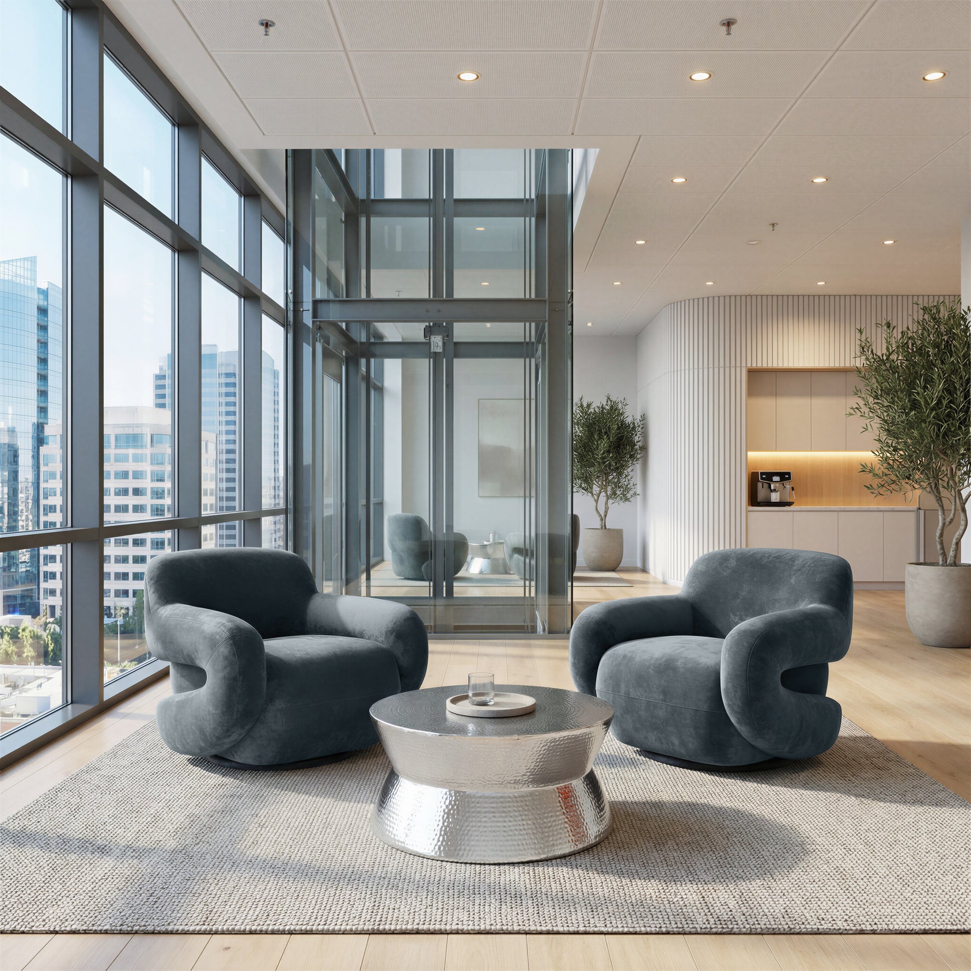 Boble Swivel Chair Storm Gray - 8
