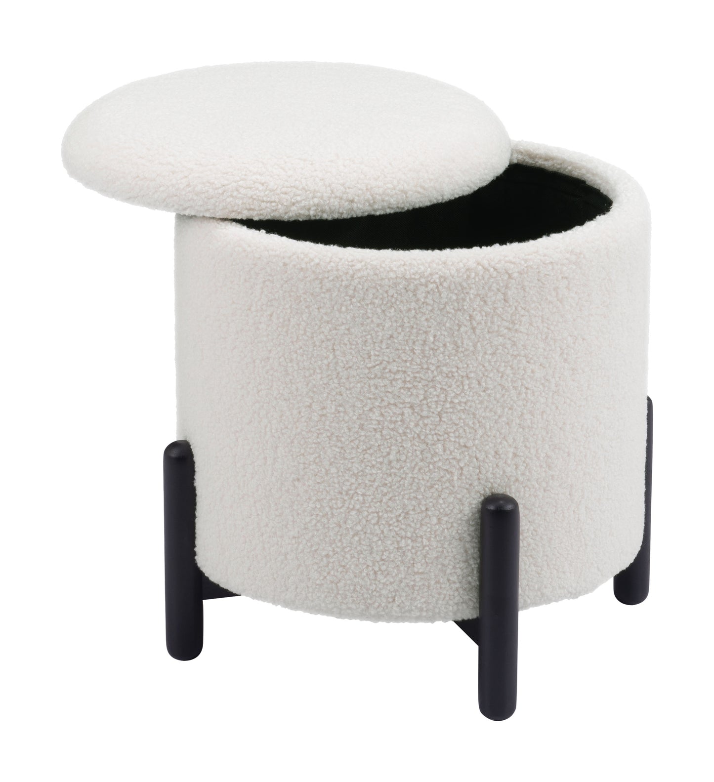 Calistoga Ottoman Ivory