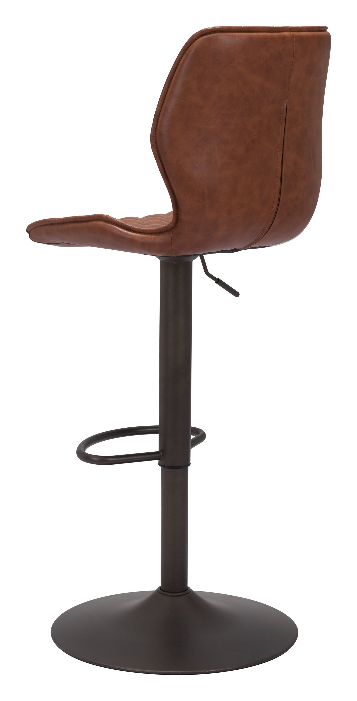 Seth Barstool Vintage Brown & Dark Bronze