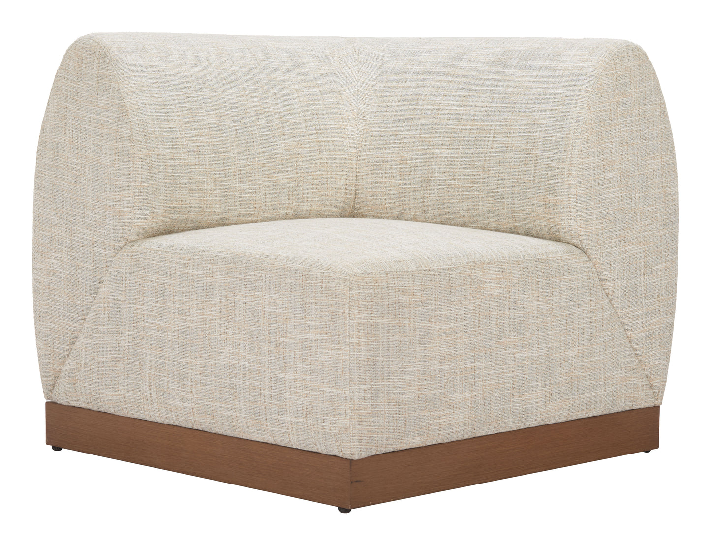 Christy Corner Chair Beige - 2
