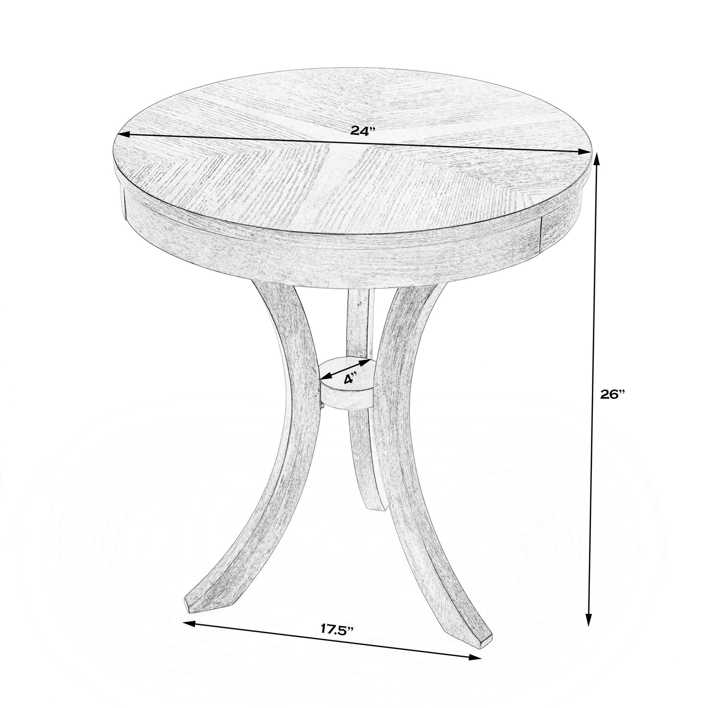 Gerard Side Table in Gray 7007418