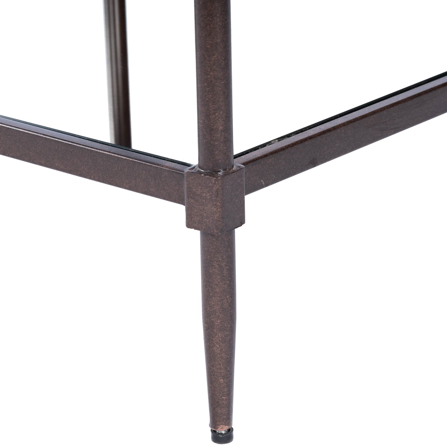 Butler Specialty Company Peninsula Mirrored Side Table, Bronze