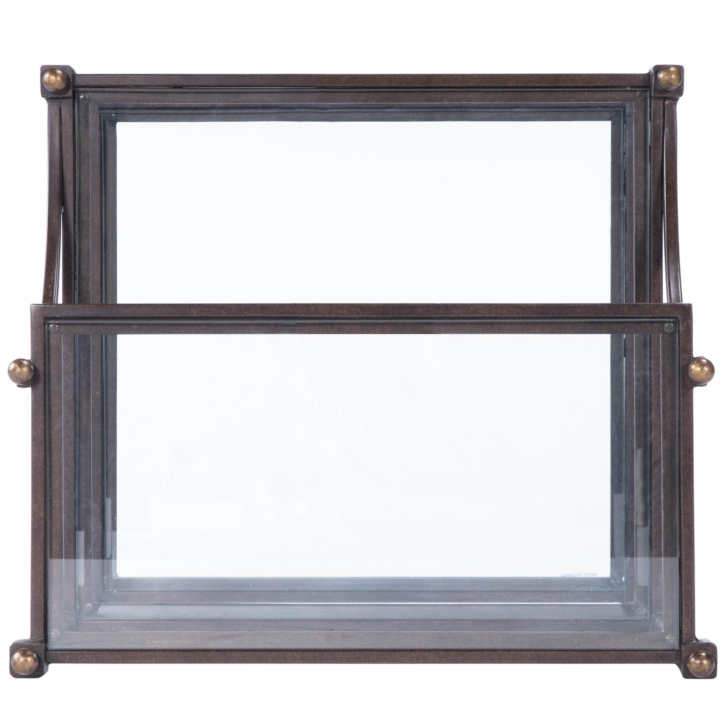 Butler Specialty Company Peninsula Metal & Glass Side Table, Bronze