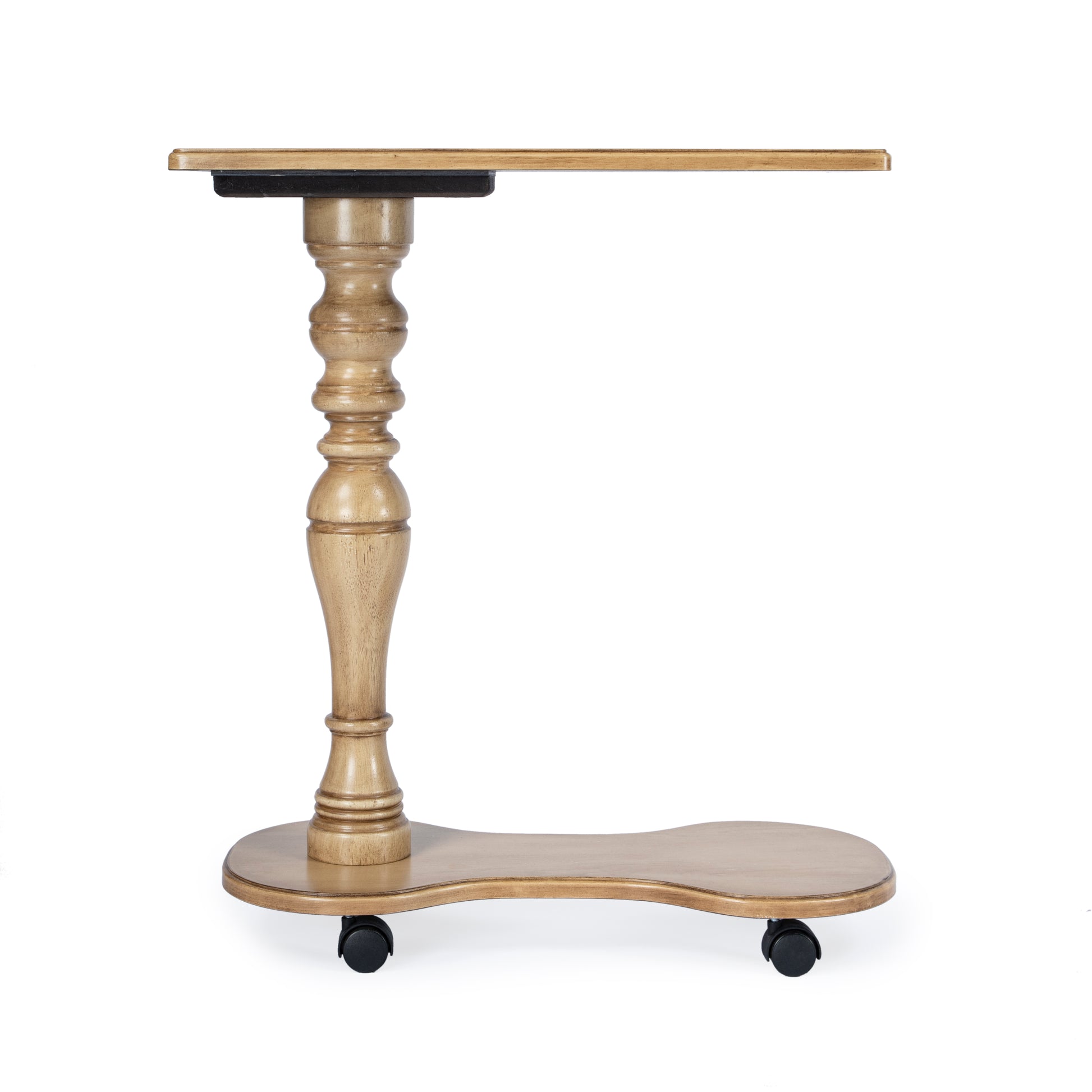 Butler Specialty Company Mabry 24 in. W Rectangular Mobile Tray Table on Casters, Beige