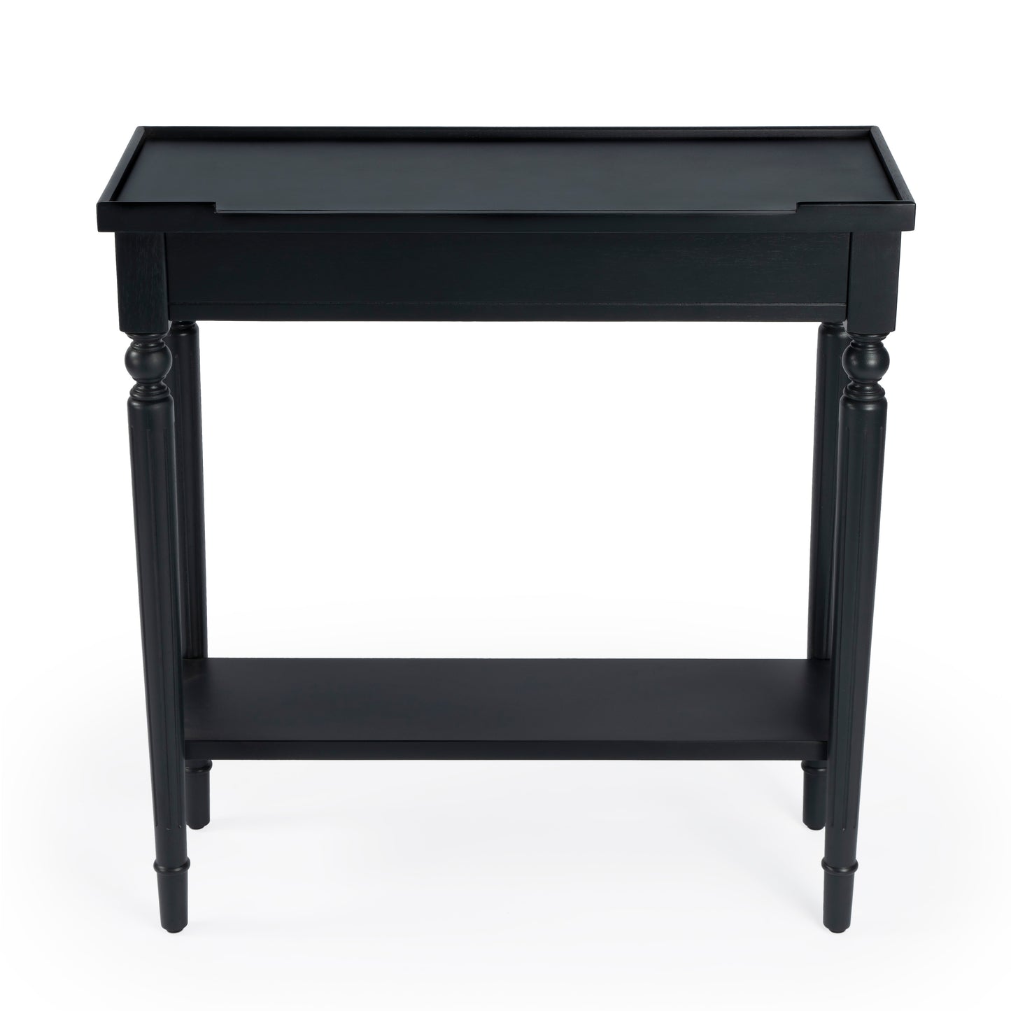 Butler Specialty Company Aubrey 29 in. W Rectangular Console Table with Lower Open Shelf, Black