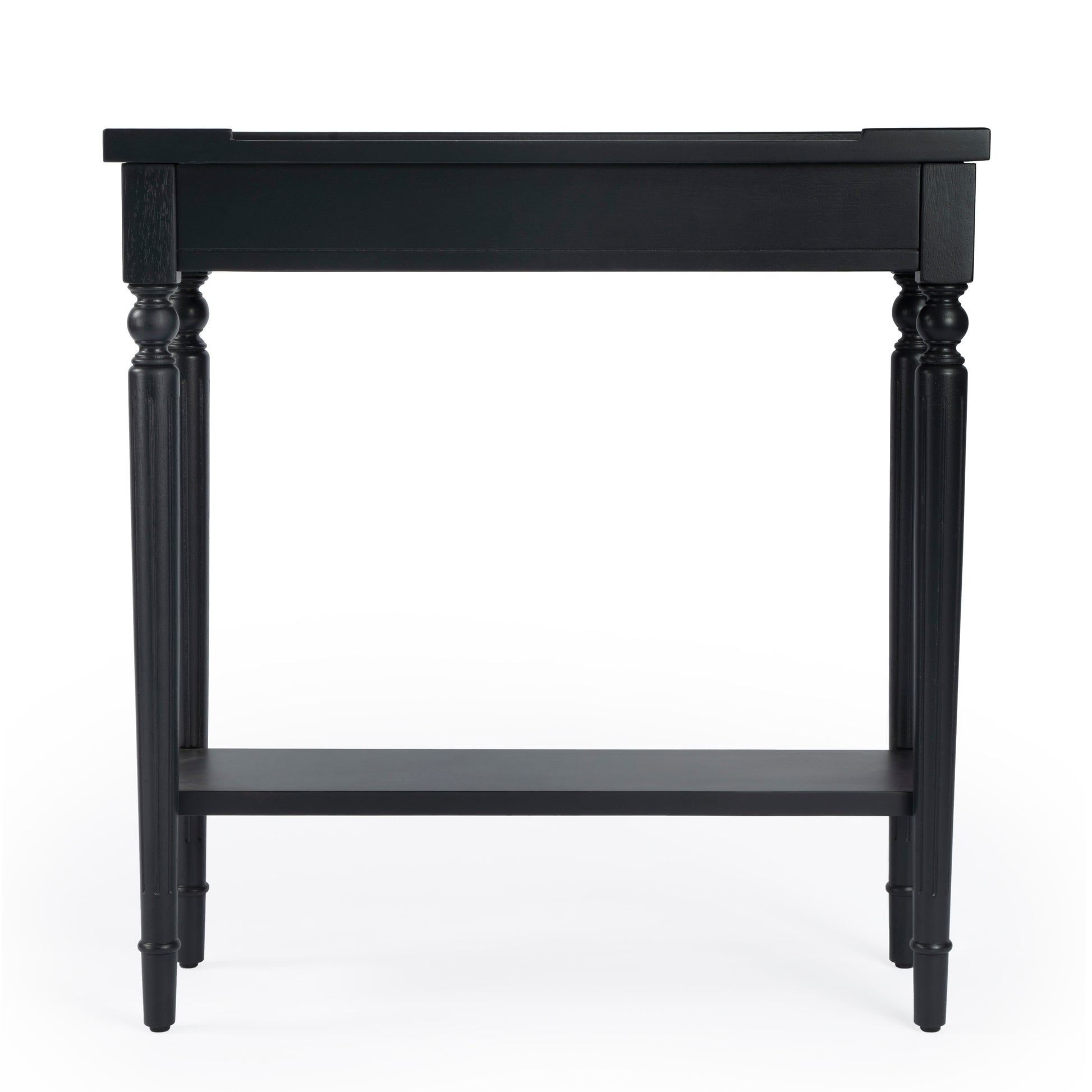 Butler Specialty Company Aubrey 29 in. W Rectangular Console Table with Lower Open Shelf, Black