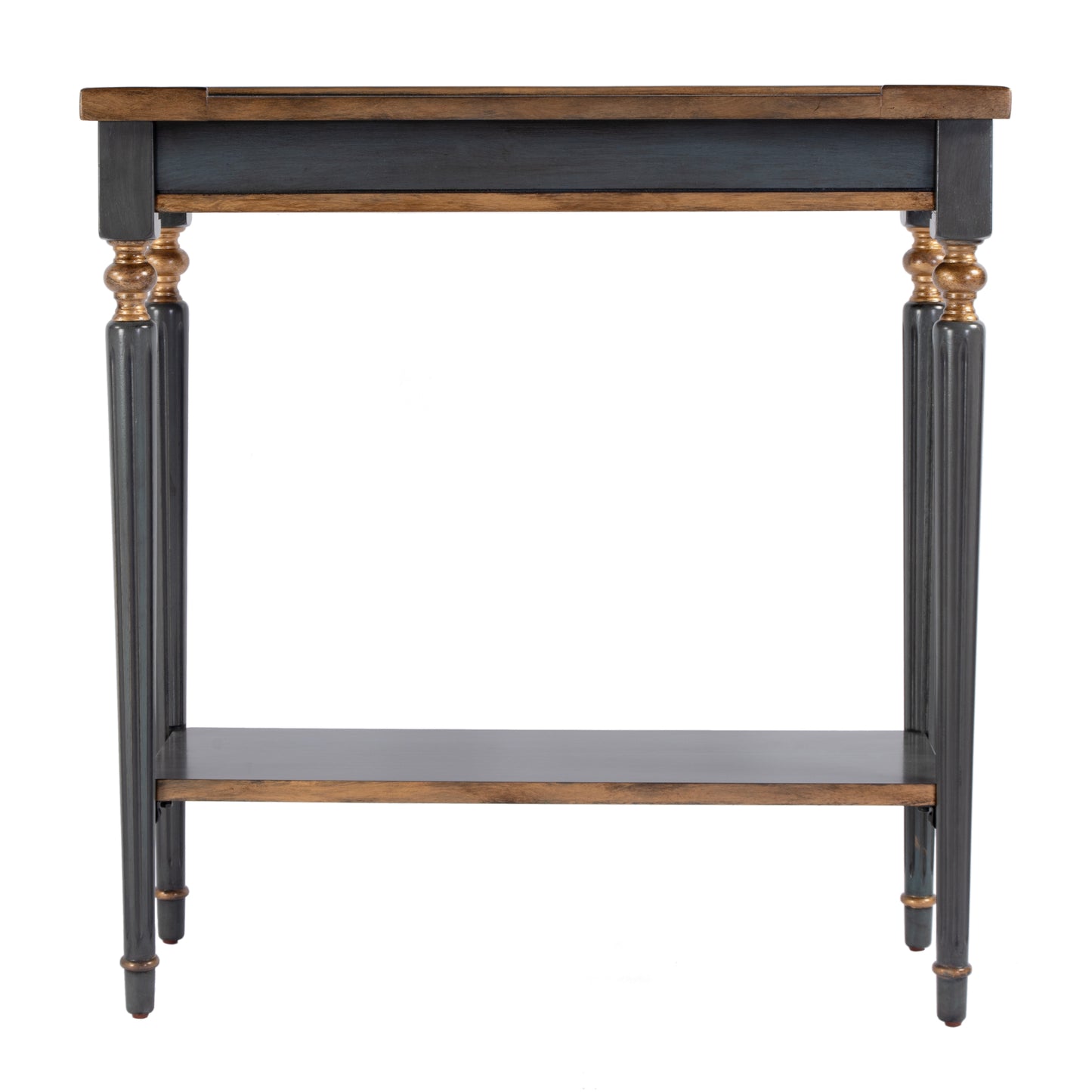 Butler Specialty Company Aubrey 29 in. W Rectangular Console Table with Lower Open Shelf, Pastel Blue