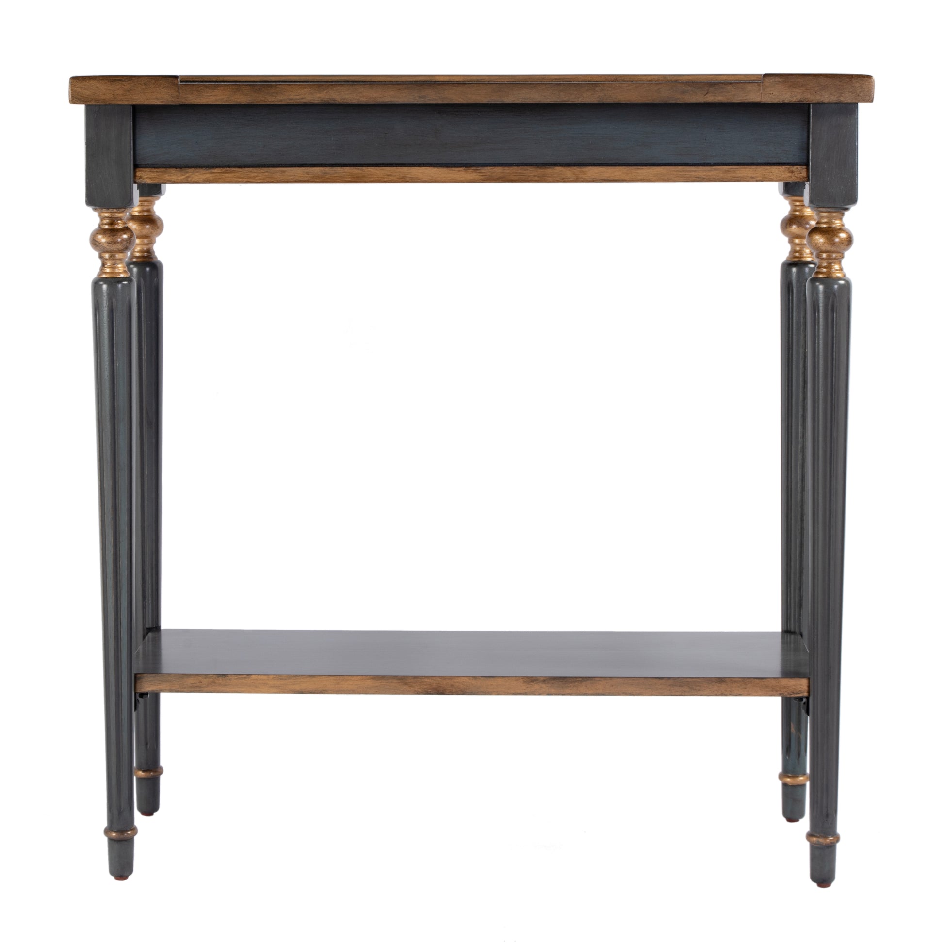 Butler Specialty Company Aubrey 29 in. W Rectangular Console Table with Lower Open Shelf, Pastel Blue