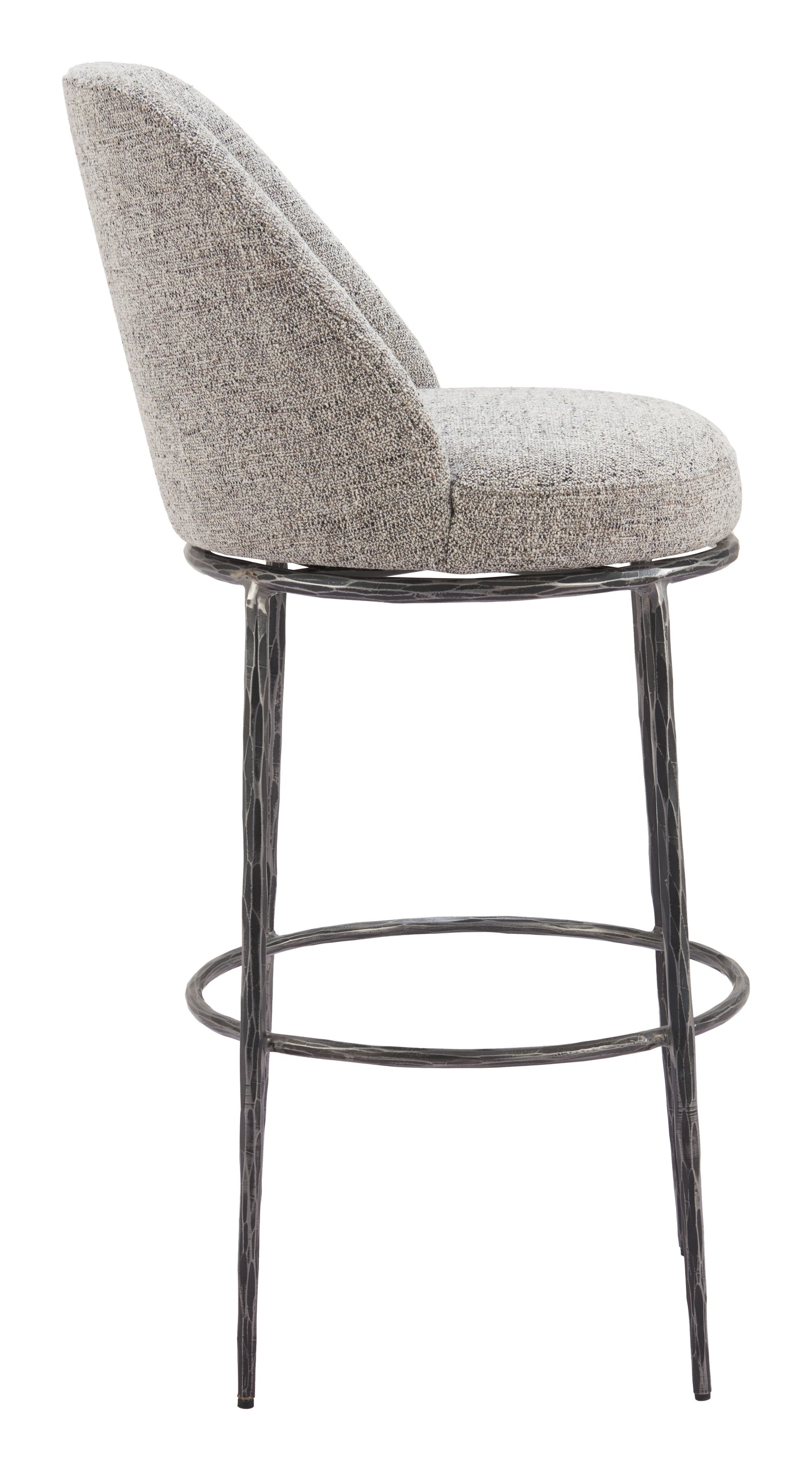 Nordhavn Swivel Barstool Gray - 2