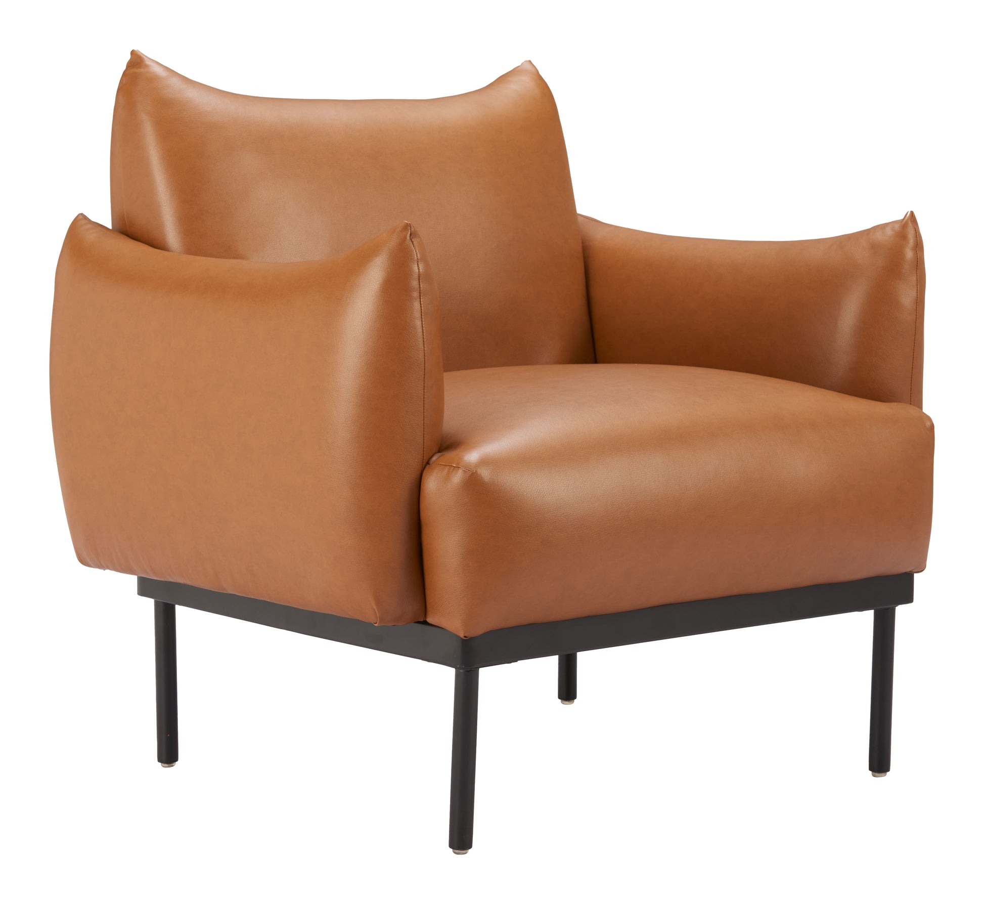 Sekil Accent Chair Brown - 6