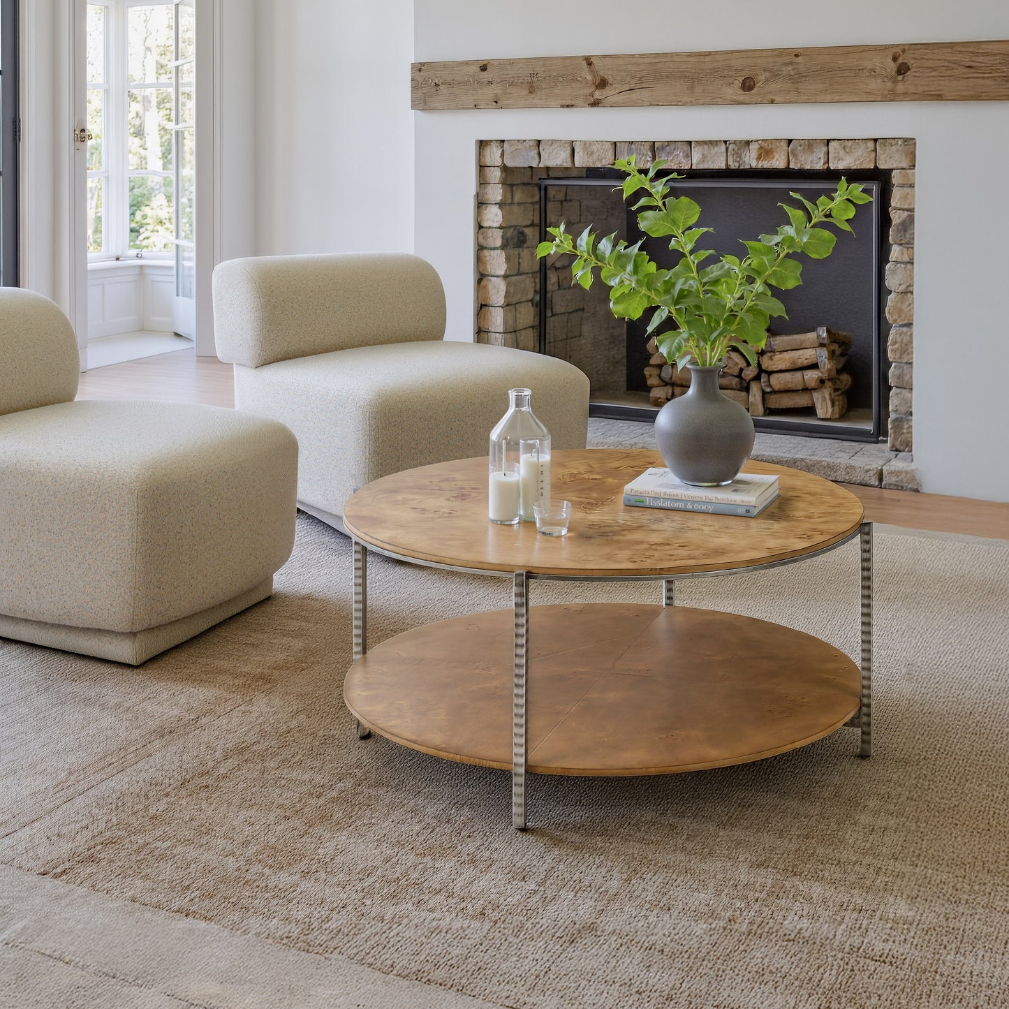 Adna Coffee Table Brown - 7