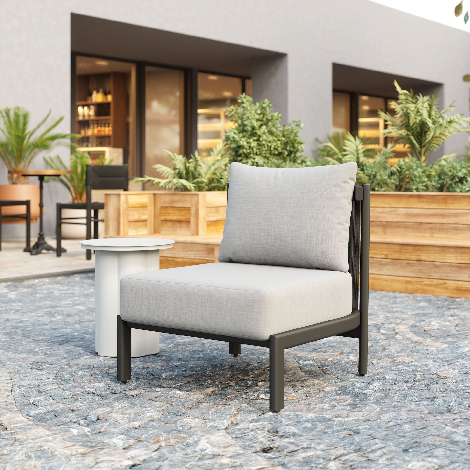 Horizon Accent Chair Gray - 10