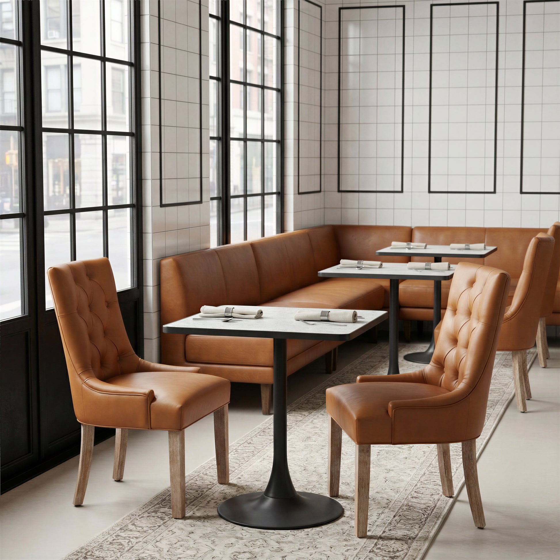 Spot Bistro Table Gray & Black - 8