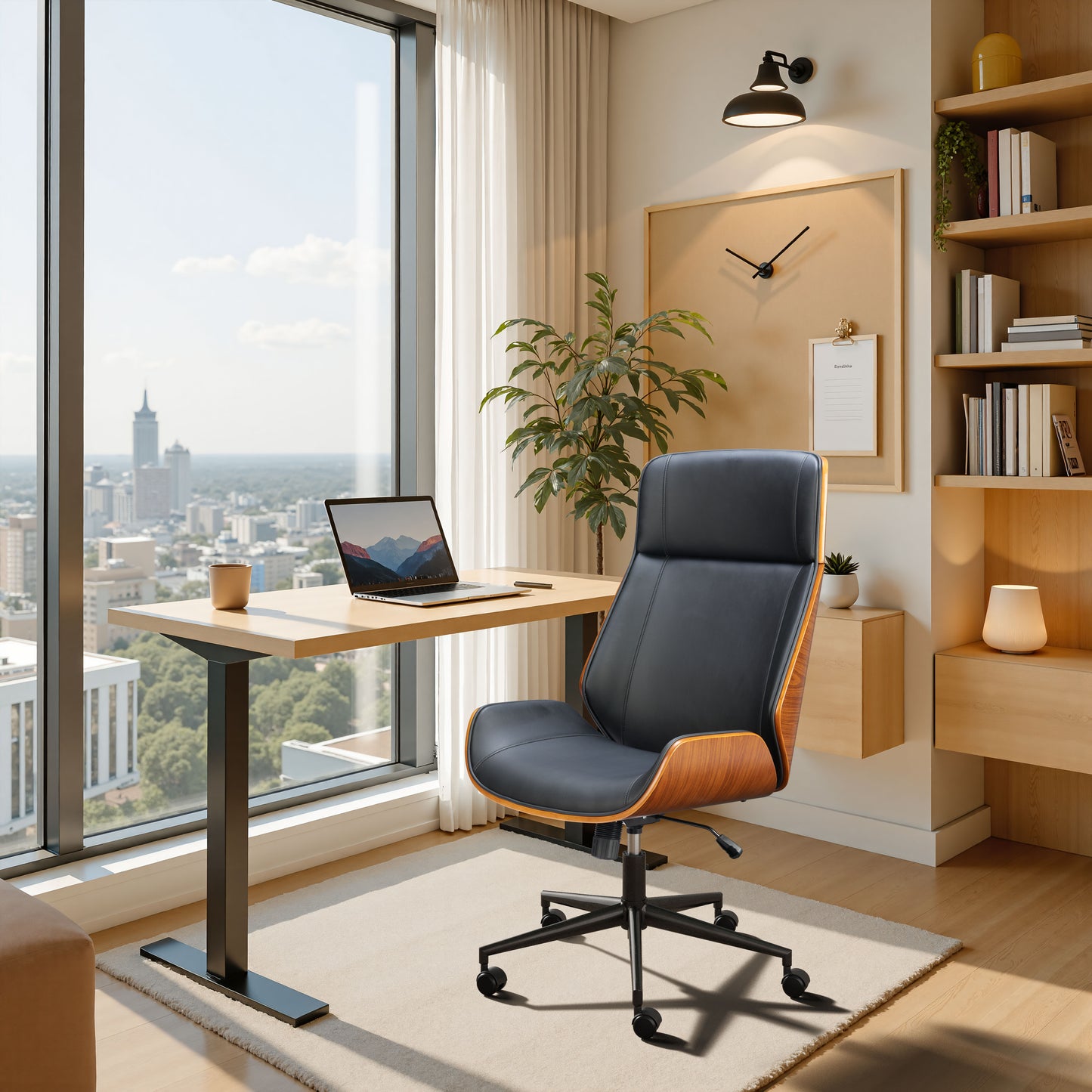 Flex High Back Office Chair Black - 9