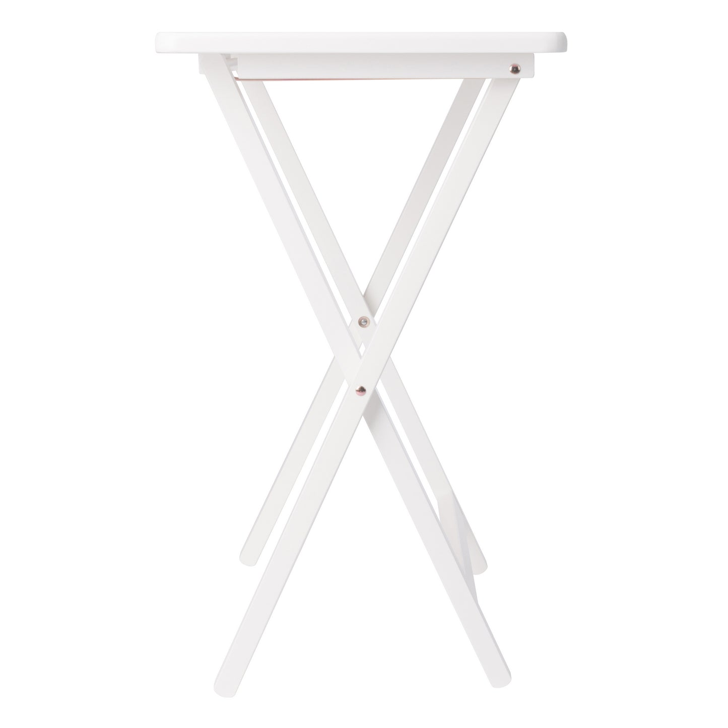 Alex 5-Pc Snack Table Set, White