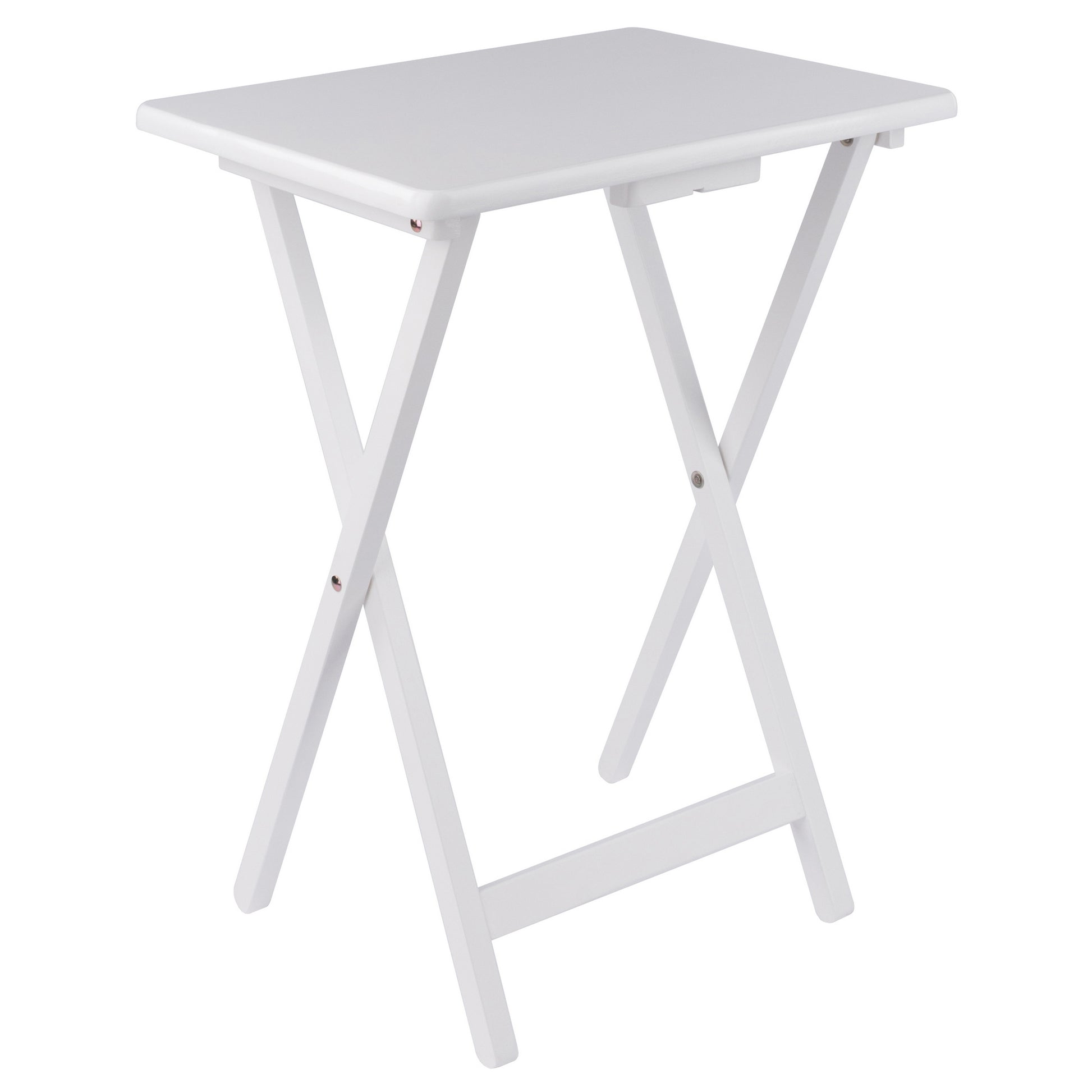 Alex 2-Pc Snack Tables, White