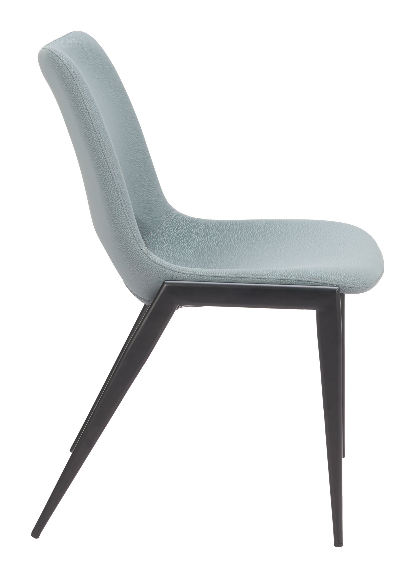 Desi Armless Dining Chair (Set of 2) Azure Gray - 2