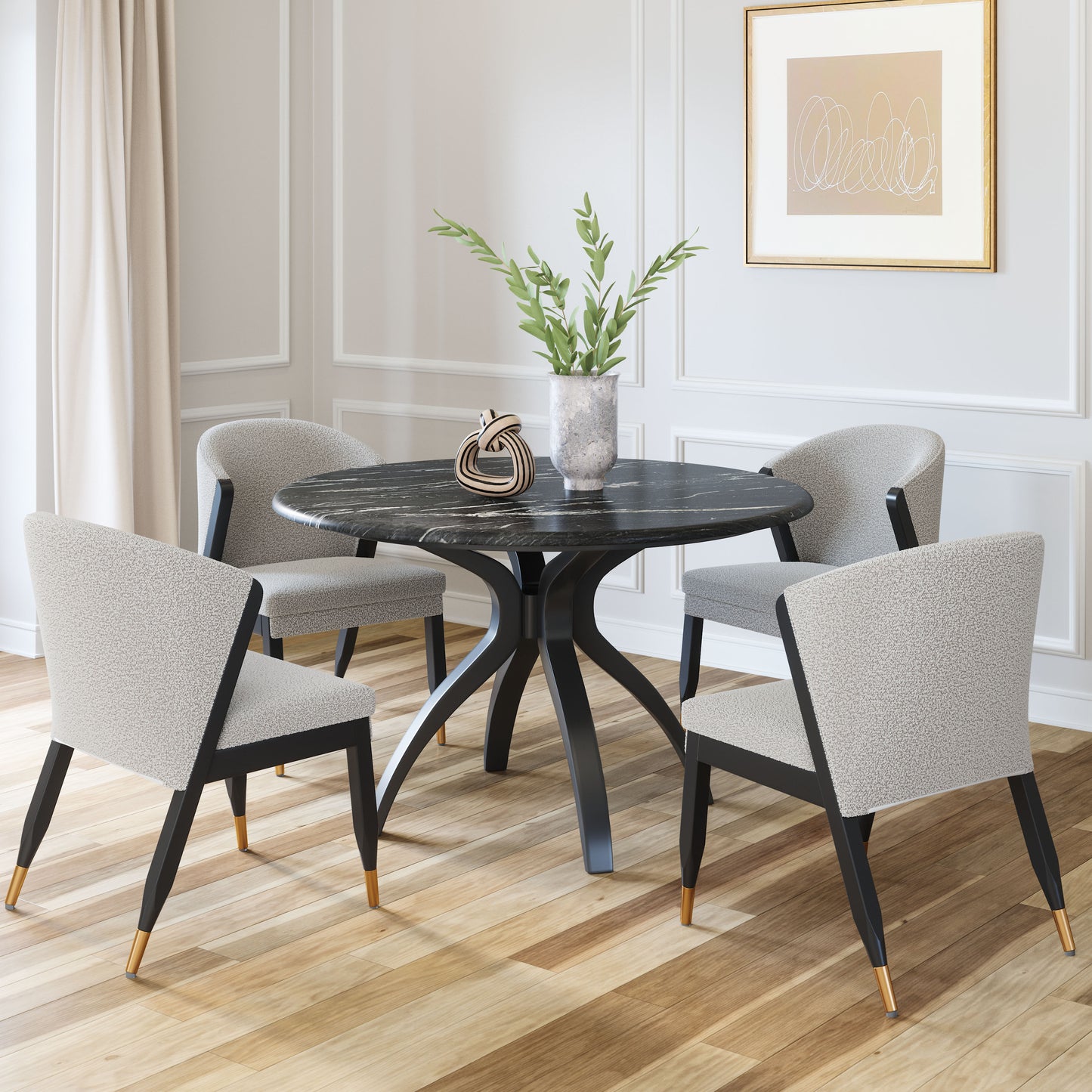 Sumay Dining Table Black - 10